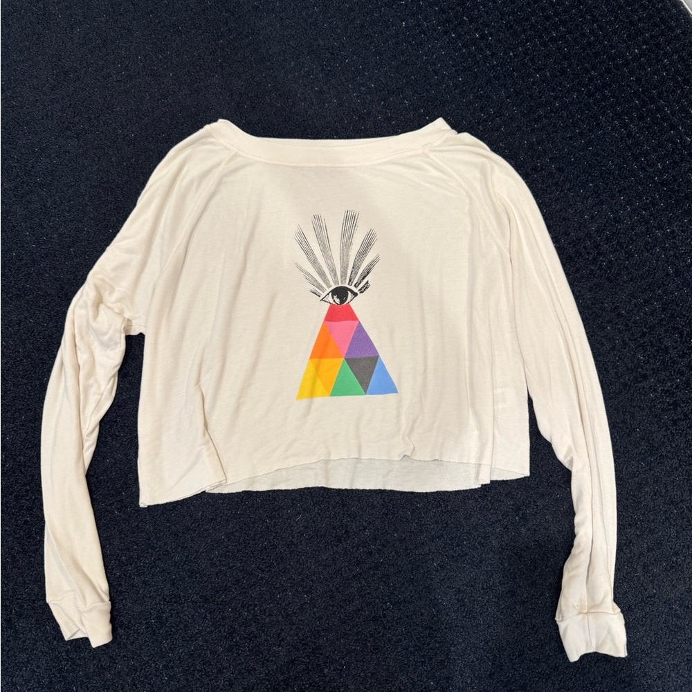 Wildfox Cropped Long Sleeve